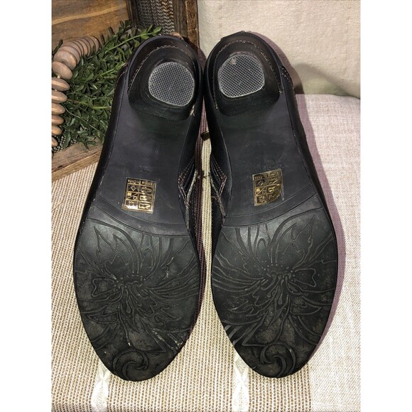 L'ARTISTE Spring Step Parfum Women’s Black Leather Ankle Boot Booties Size 10 - Picture 10 of 11